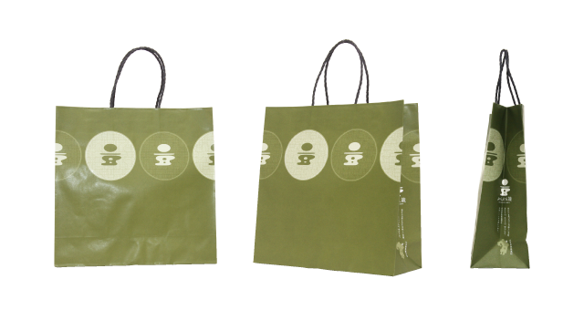 市町村のふるさと納税の特典送付用のオリジナル紙袋の制作事例